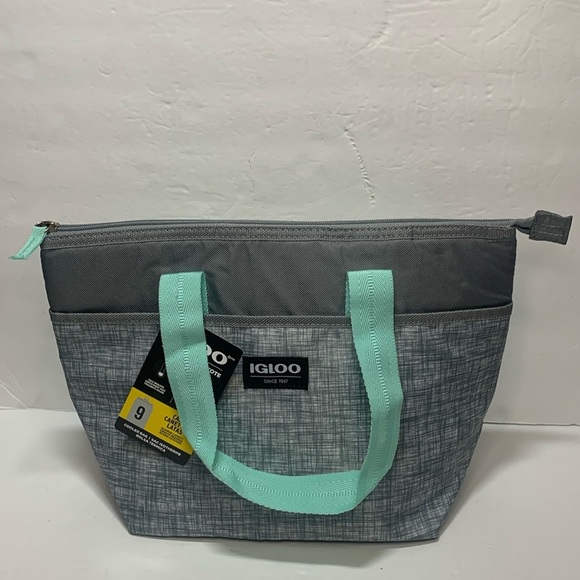 Igloo Insulated Cooler Bag Collapsible 9-Can Capacity Grey NWT - Picture 11 of 11